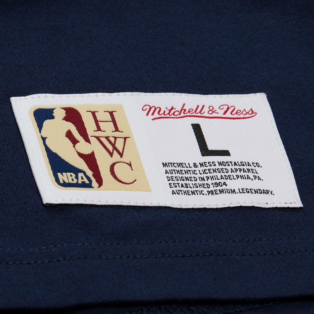 Dallas Mavericks Hardwood Classics Throw It Back Premium T-Shirt sale - Navy | Mitchell & Ness shop
