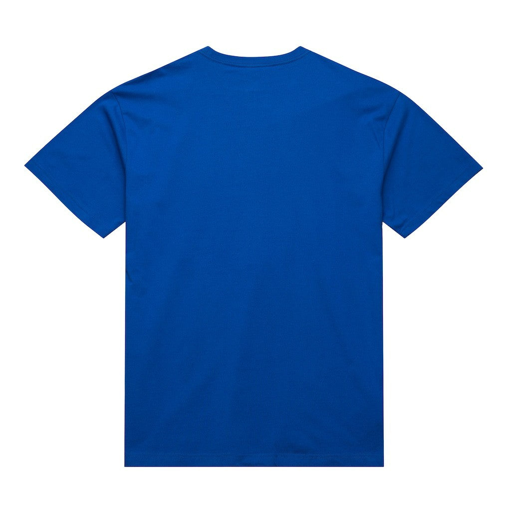 Golden State Warriors Hardwood Classics Throw It Back Premium T-Shirt sale - Royal | Mitchell & Ness online