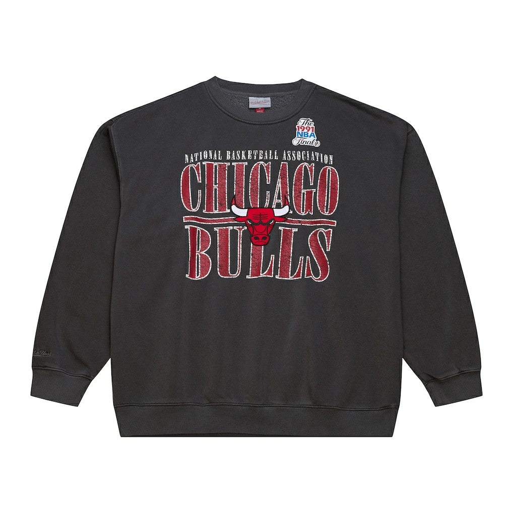 Chicago Bulls NBA Downtown Collection Fleece Sweatshirt sale - Black | Mitchell & Ness sale