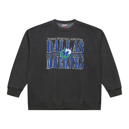 Dallas Mavericks NBA Downtown Collection Fleece Sweatshirt sale - Black | Mitchell & Ness for sale
