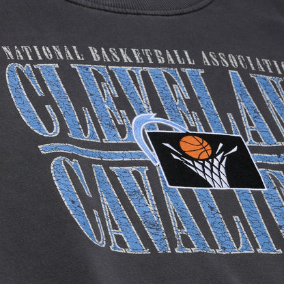 Cleveland Cavaliers NBA Downtown Collection Fleece Sweatshirt sale - Black | Mitchell & Ness on sale