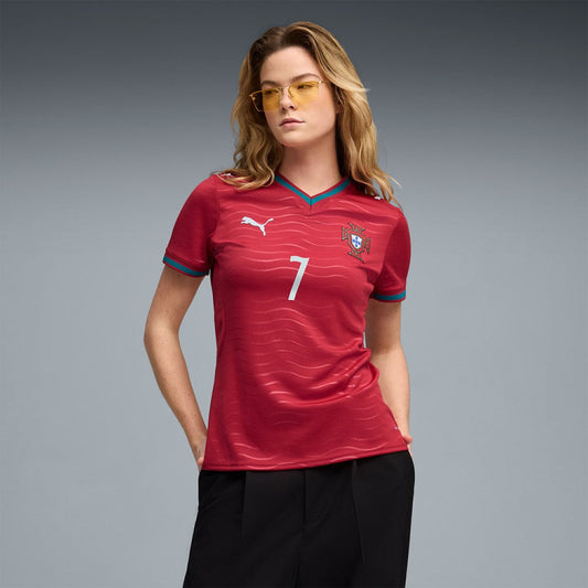 Cristiano Ronaldo Portugal National Team Women's 2026 Home Replica Jersey - Red | Puma discount