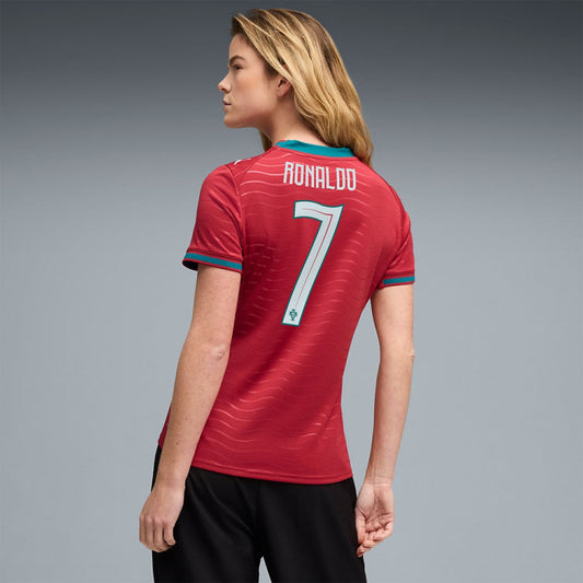 Cristiano Ronaldo Portugal National Team Women's 2026 Home Replica Jersey - Red | Puma discount