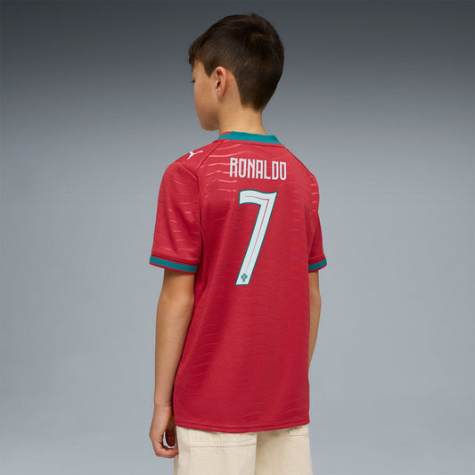 Cristiano Ronaldo Portugal National Team Youth 2026 Home Replica Jersey - Red | Puma outlet