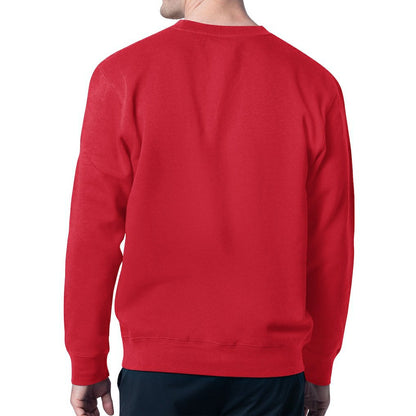 Buffalo Bills Starter Modern Tailsweep Fleece Sweatshirt - Red on sale