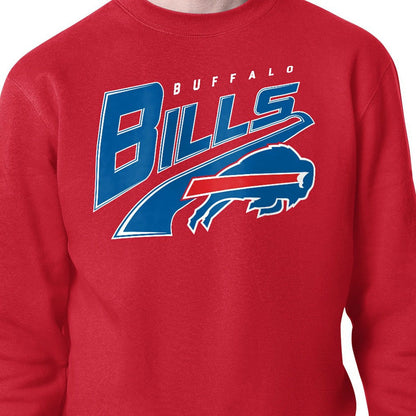 Buffalo Bills Starter Modern Tailsweep Fleece Sweatshirt - Red on sale