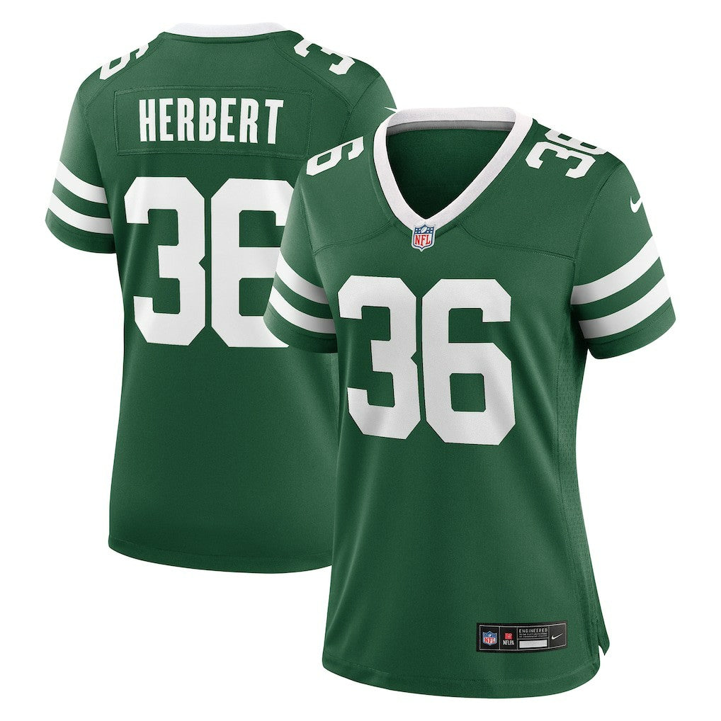 Khalil Herbert New York Jets Women's Team Game Jersey - Legacy Green | Nike on sale
