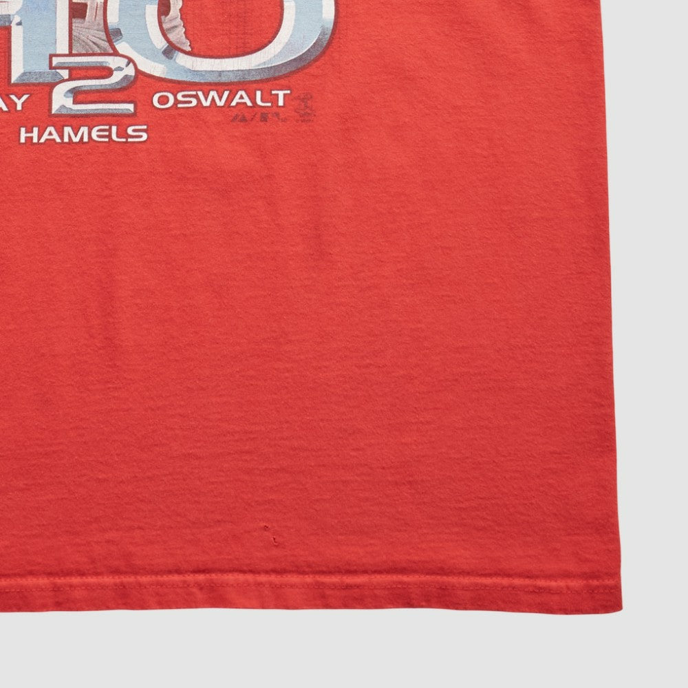 Philadelphia Phillies Majestic 2010 T-Shirt - Red Vintage