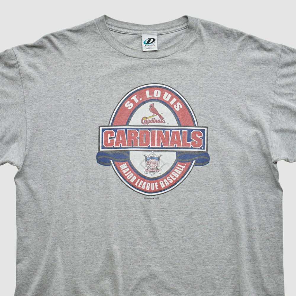 St. Louis Cardinals Dynasty 2003 T-Shirt - Heather Gray Vintage