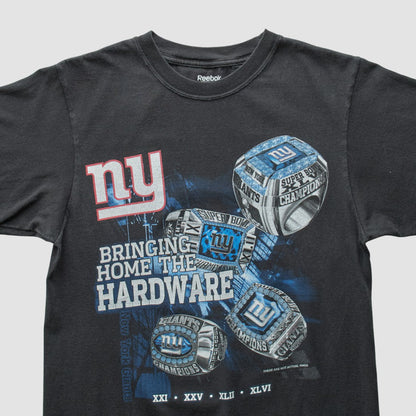New York Giants Reebok 2011 T-Shirt - Black Vintage outlet
