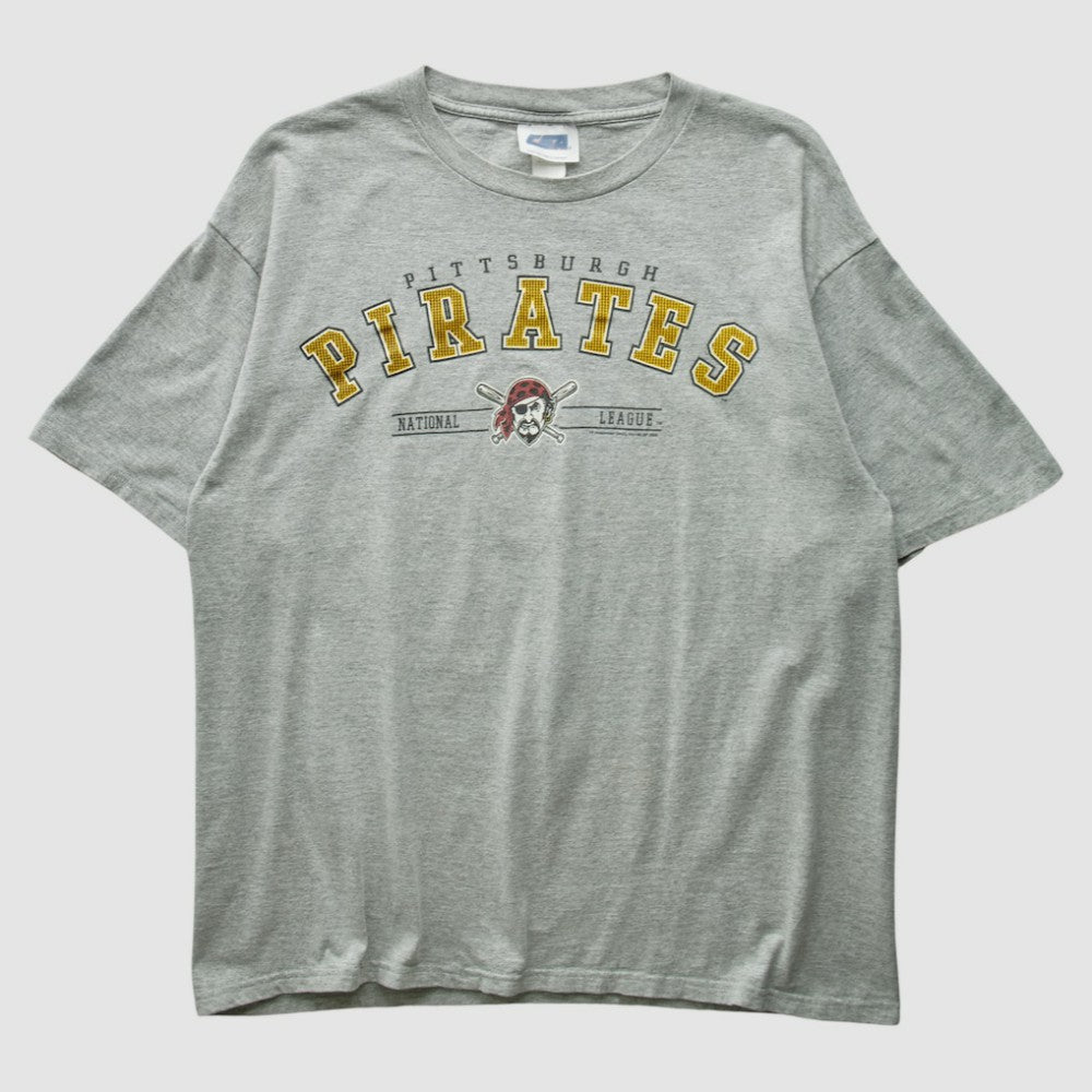 Pittsburgh Pirates 2000s T-Shirt - Heather Gray Vintage
