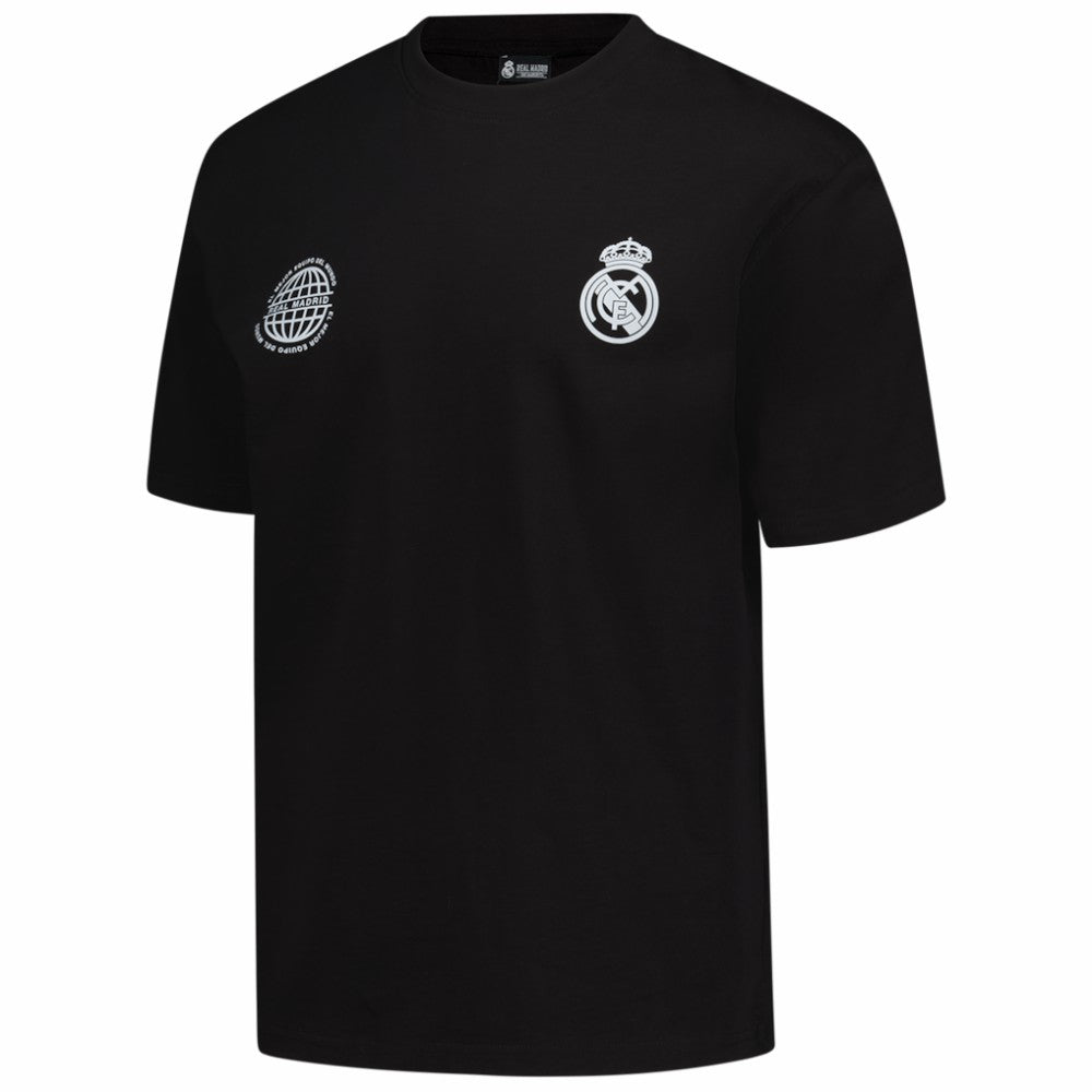 Real Madrid Peace Collective Unisex European Champions Heavyweight T-Shirt - Black online
