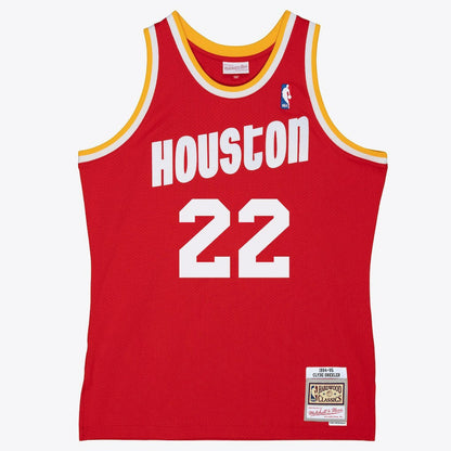 Clyde Drexler Houston Rockets 1994/95 Swingman Jersey - Red | Mitchell & Ness sale