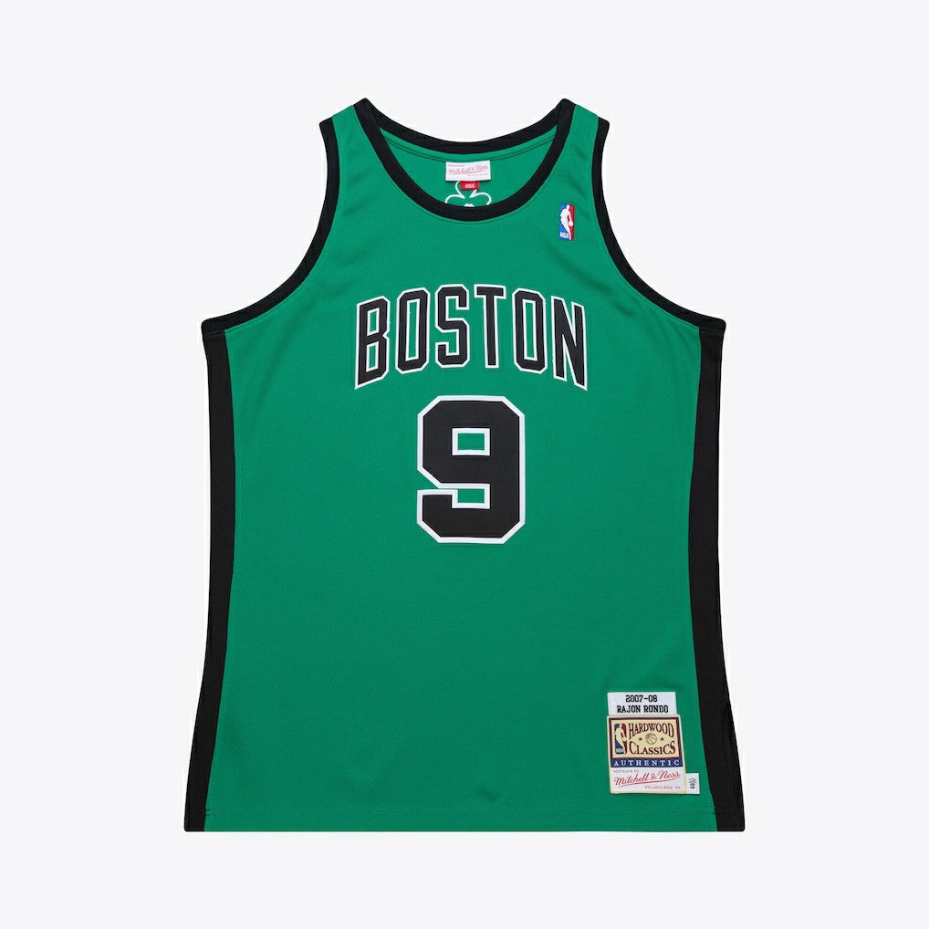 Rajon Rondo Boston Celtics 2007-08 Hardwood Classics Authentic Jersey - Kelly Green | Mitchell & Ness shop