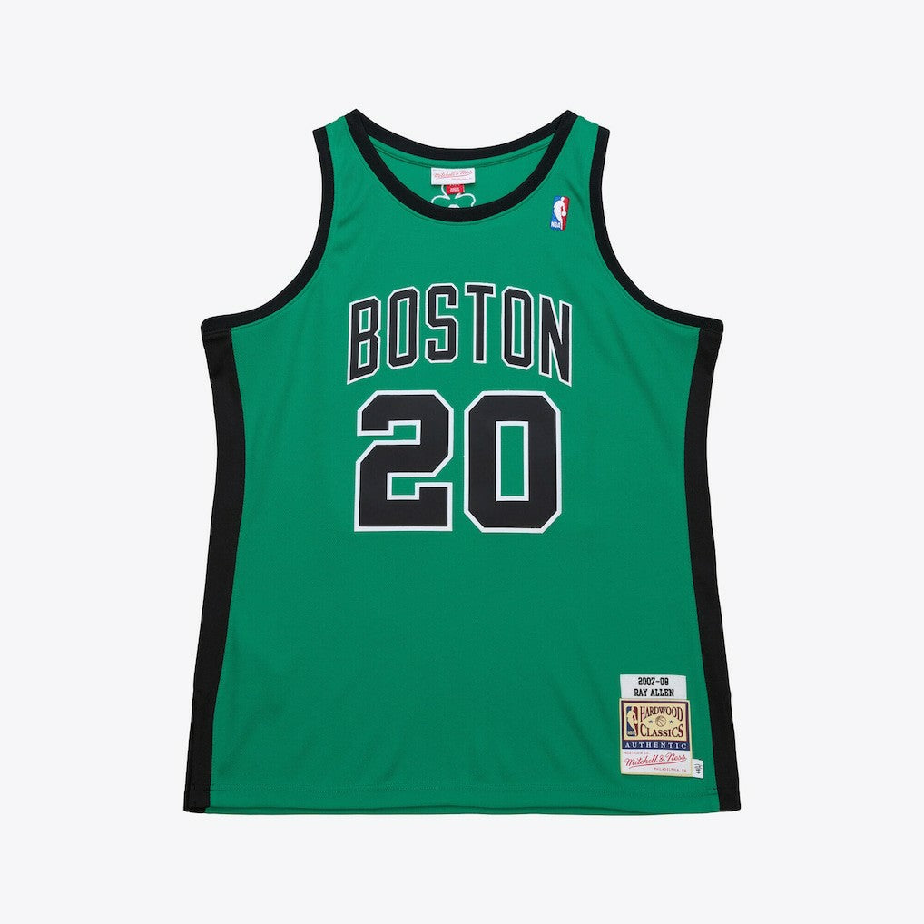 Ray Allen Boston Celtics 2007-08 Hardwood Classics Authentic Jersey - Kelly Green | Mitchell & Ness cheap