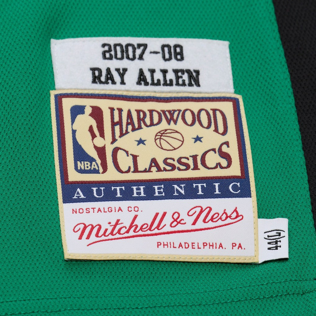 Ray Allen Boston Celtics 2007-08 Hardwood Classics Authentic Jersey - Kelly Green | Mitchell & Ness cheap
