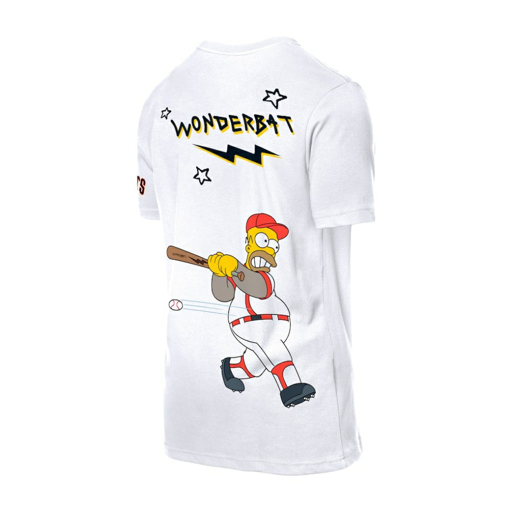 San Francisco Giants MLB x Simpsons Homer Wunderbat SS Tee - White | New Era