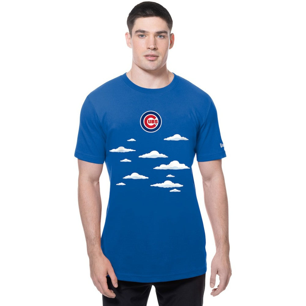 Chicago Cubs MLB x Simpsons 2026 Collab Clouds T-Shirt - Royal | New Era