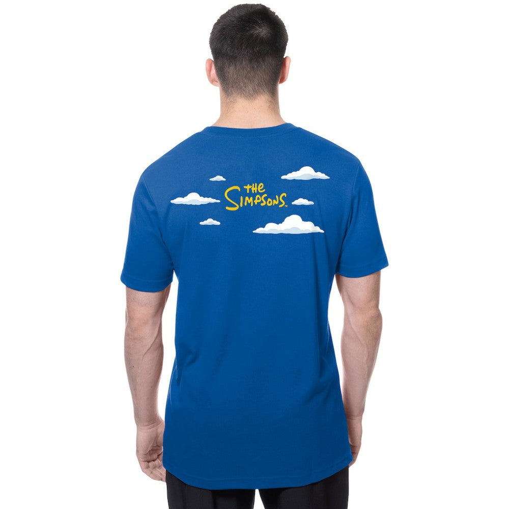 Chicago Cubs MLB x Simpsons 2026 Collab Clouds T-Shirt - Royal | New Era