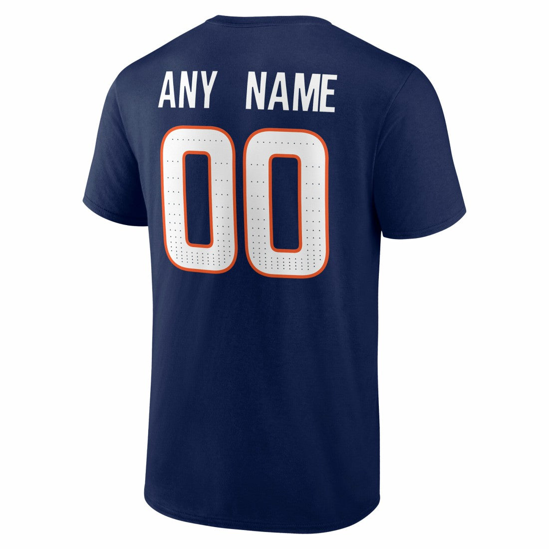 Denver Broncos Team Authentic Personalized Name & Number T-Shirt - Navy outlet