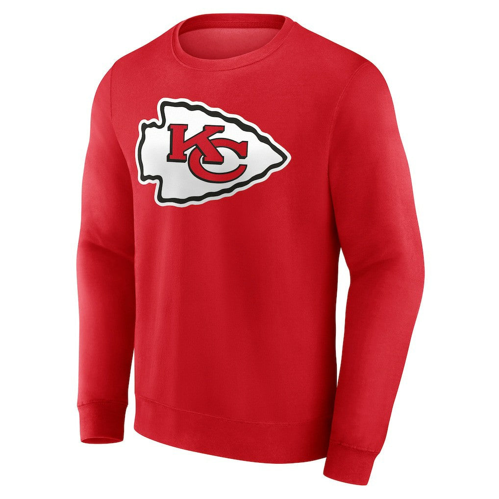 Kansas City Chiefs Team Authentic Personalized Name & Number Sweatshirt - Red on sale