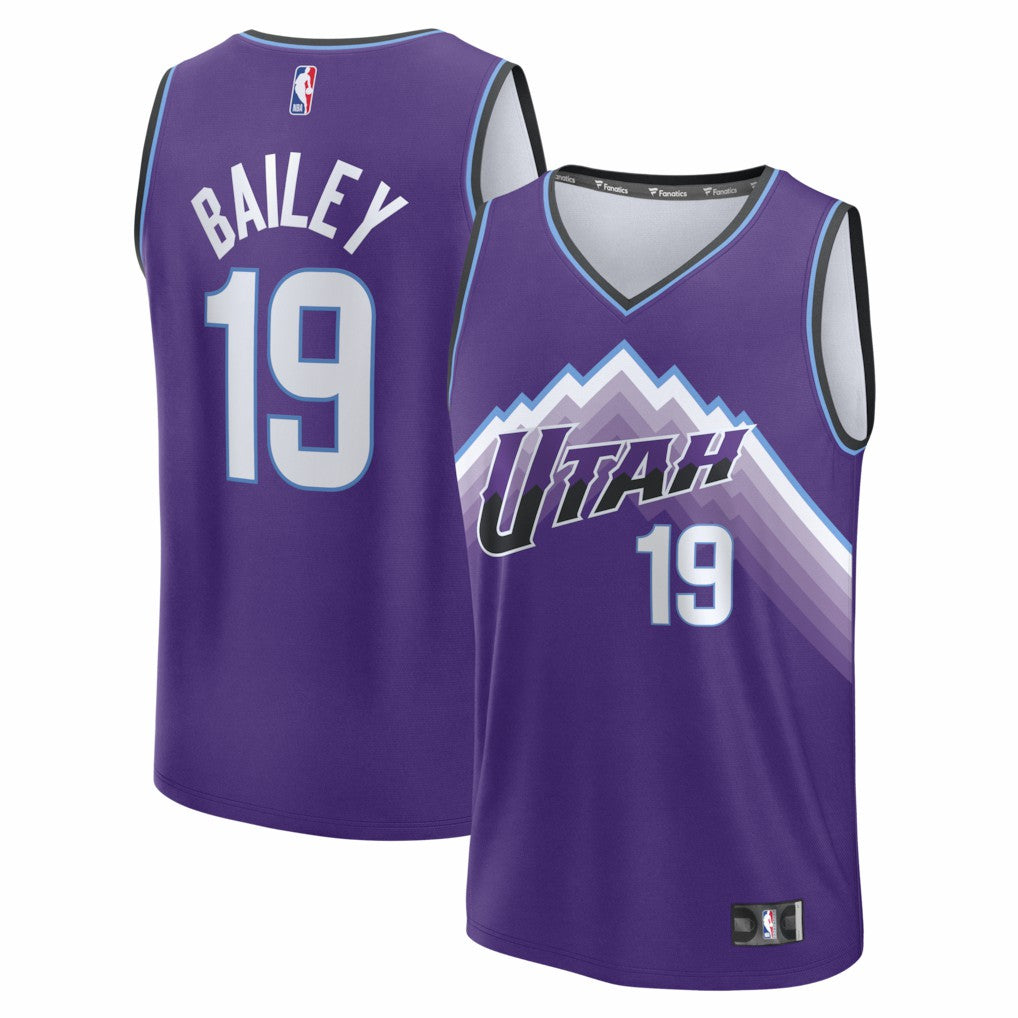 Ace Bailey Utah Jazz Fast Break Replica Jersey - Purple - Icon Edition | Fanatics cheap