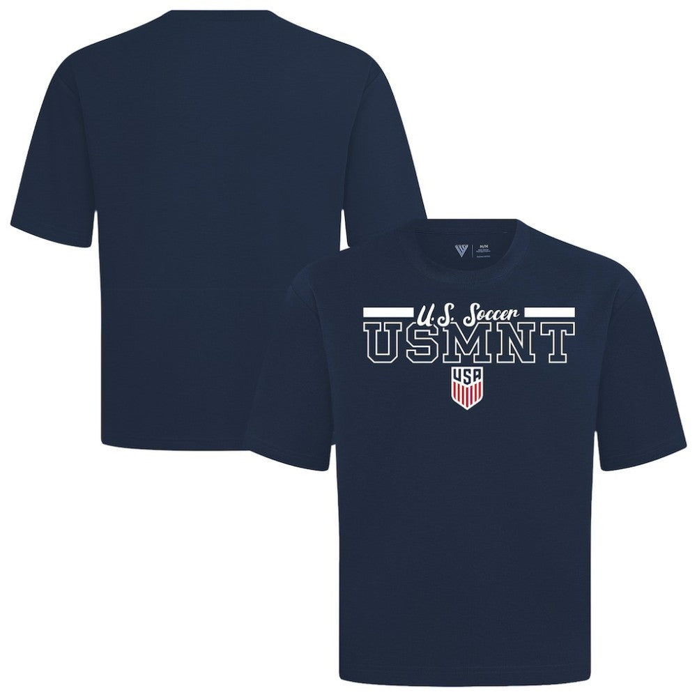 USMNT Levelwear Vanguard Luxe Signature T-Shirt - Navy discount