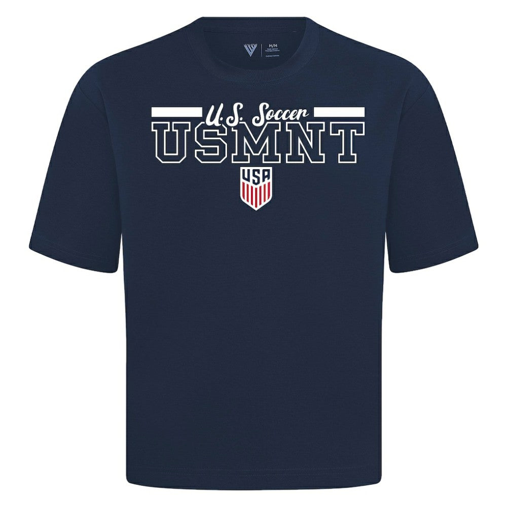 USMNT Levelwear Vanguard Luxe Signature T-Shirt - Navy discount