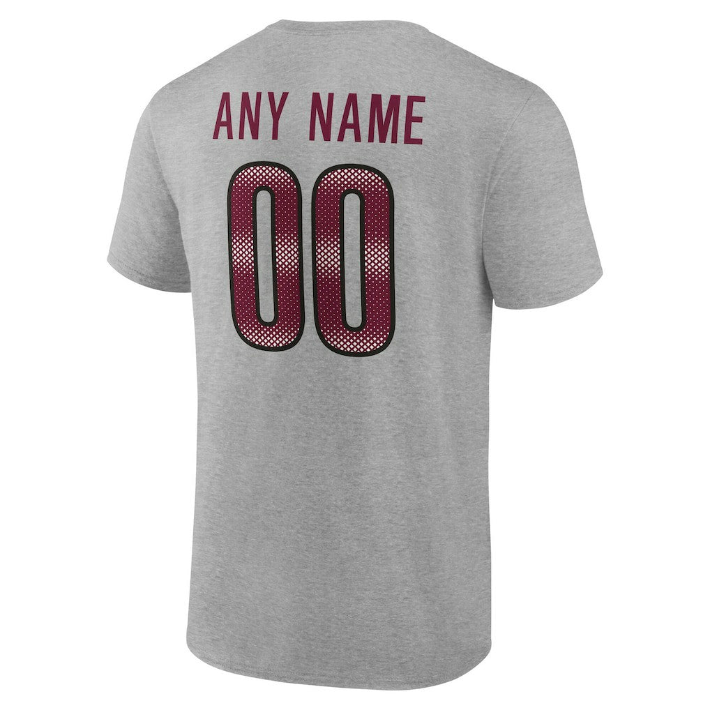 Washington Commanders Big & Tall Team Authentic Custom T-Shirt - Gray online