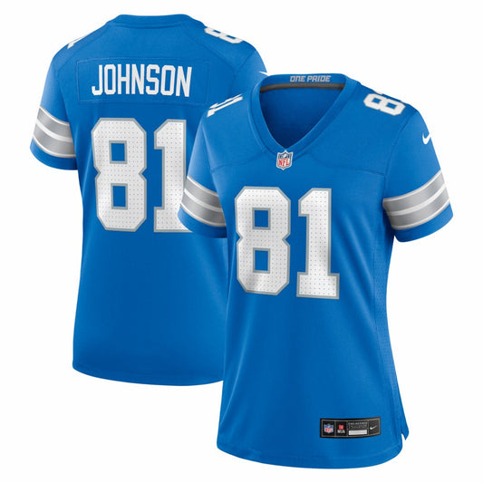 Calvin Johnson Detroit Lions Women's Team Retired Game Jersey - Blue | Nike sale