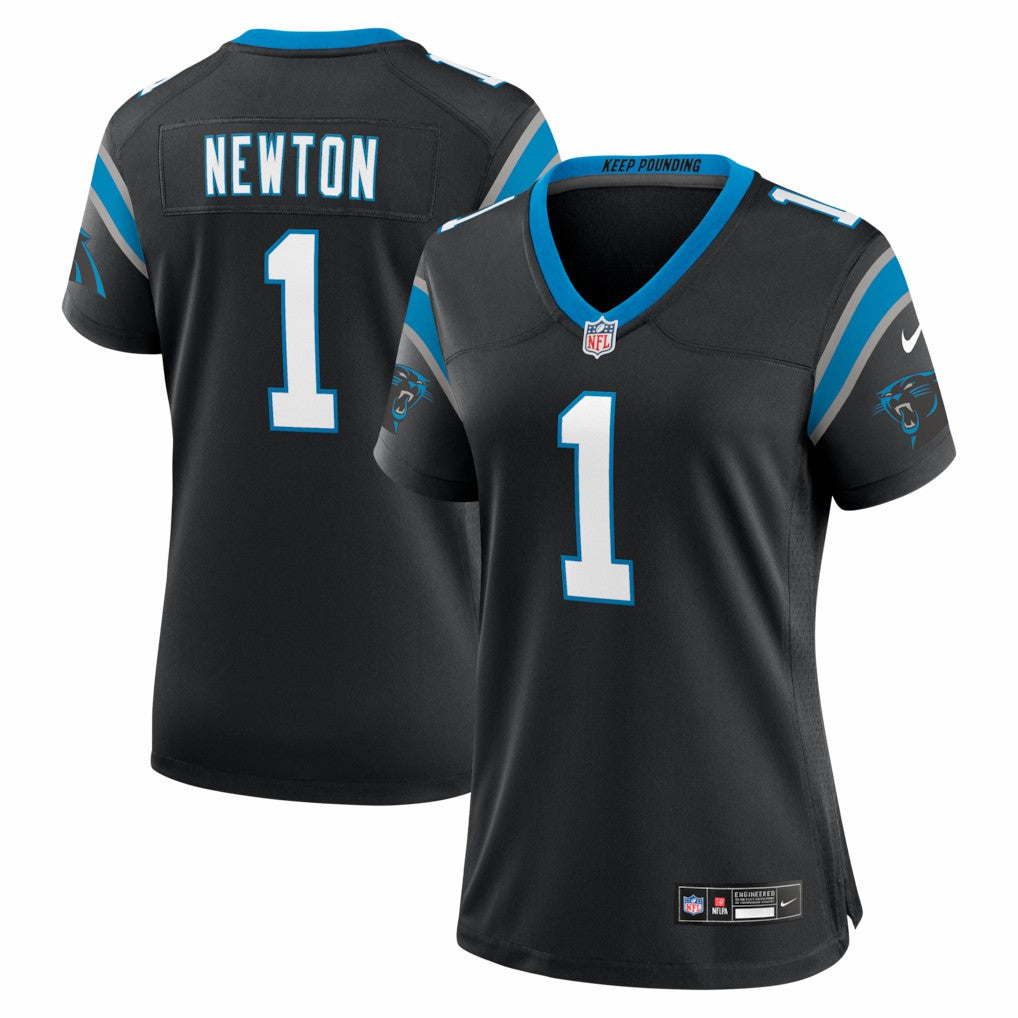 Cam Newton Carolina Panthers Women's Team Retired Game Jersey - Black | Nike for sale