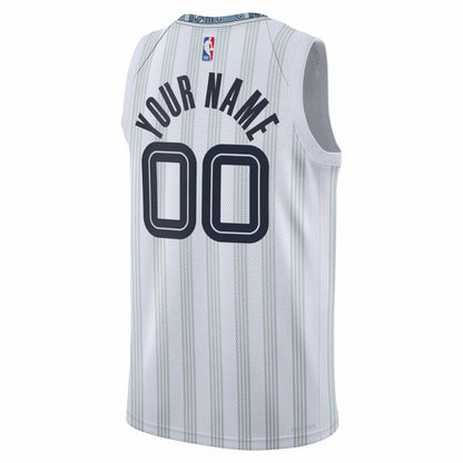 Memphis Grizzlies Unisex 2025/26 City Edition Swingman Custom Jersey - White | Nike cheap