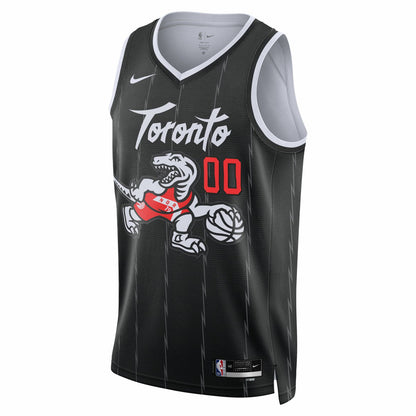 Toronto Raptors Unisex 2025/26 City Edition Swingman Custom Jersey - Black | Nike discount