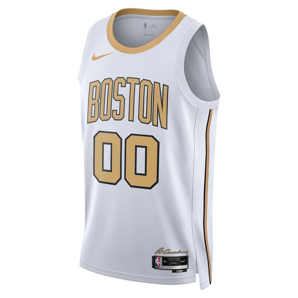 Boston Celtics Unisex 2025/26 City Edition Swingman Custom Jersey - White | Nike cheap