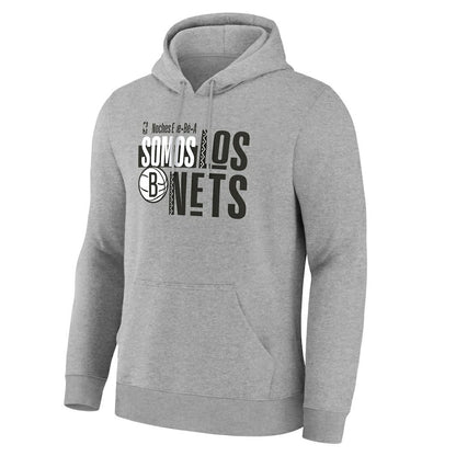 Brooklyn Nets Noches Training Hoodie - Gray discount