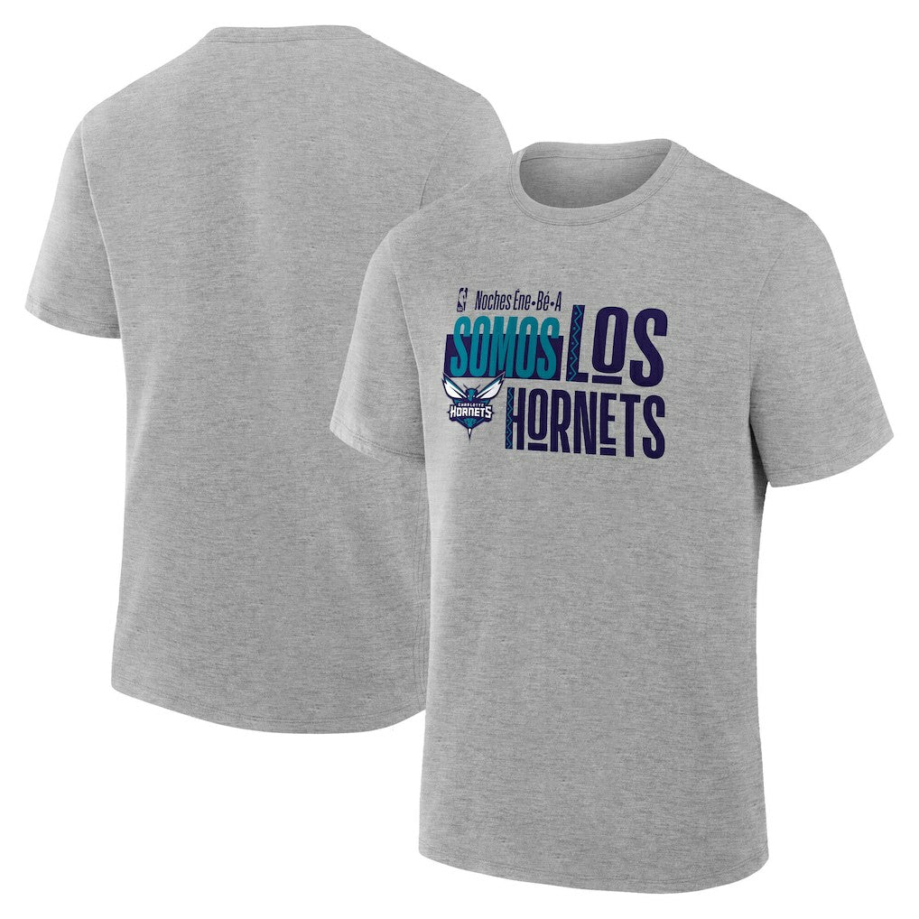Charlotte Hornets Noches Training T-Shirt - Gray on sale