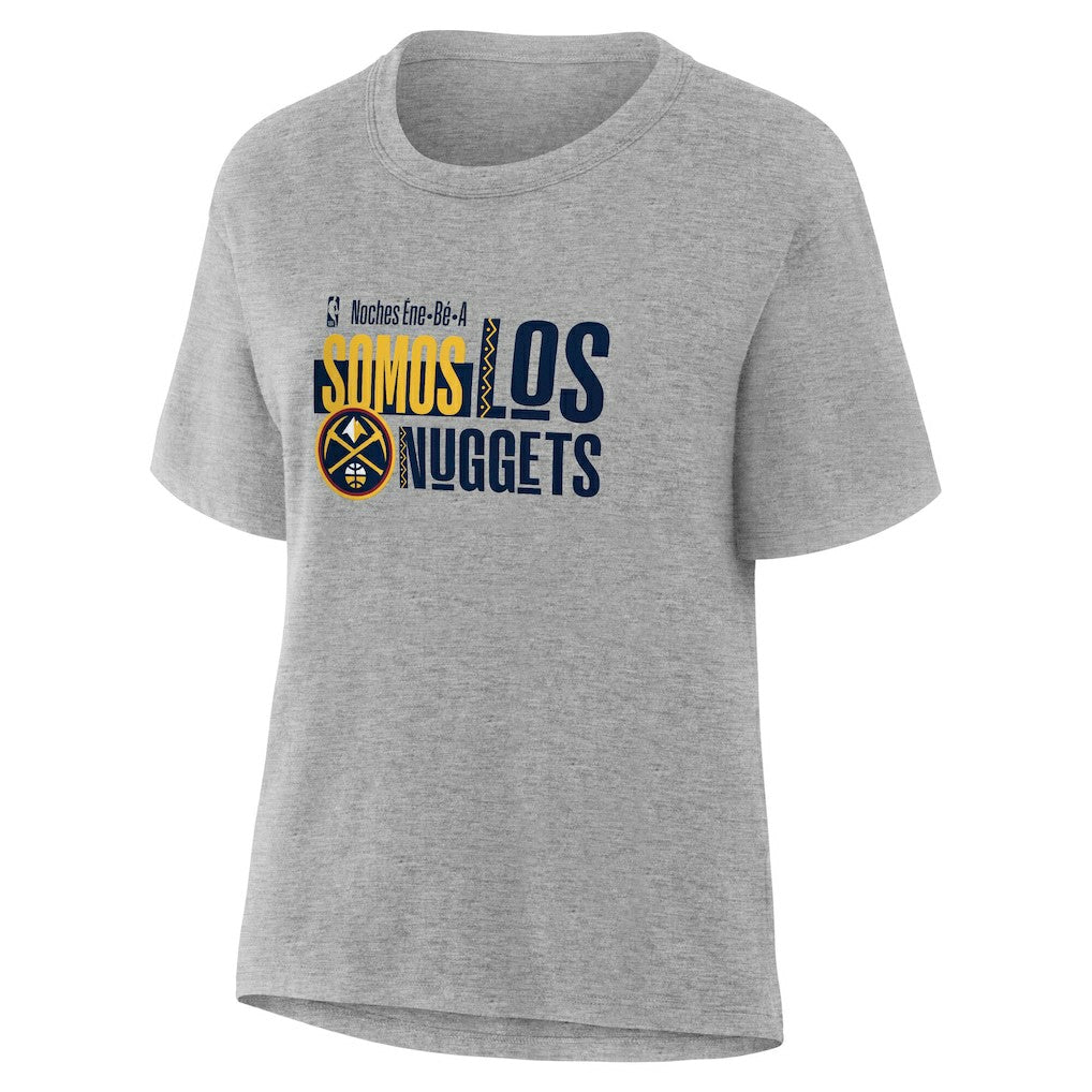 Denver Nuggets Women's Noches Training T-Shirt sale - Gray shop