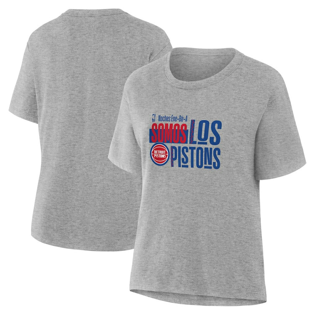 Detroit Pistons Women's Noches Training T-Shirt sale - Gray cheap