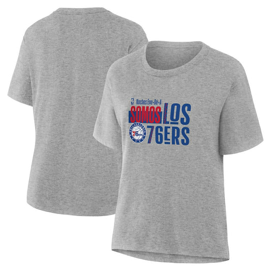Philadelphia 76ers Women's Noches Training T-Shirt - Gray sale