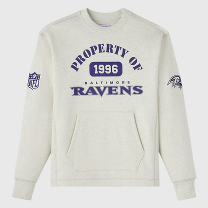 Baltimore Ravens OVO x NFL Unisex Fleece Sweatshirt - Heather Gray outlet