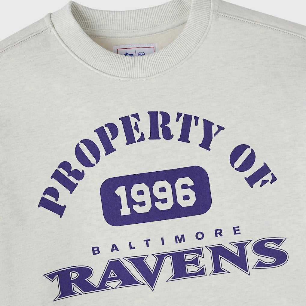 Baltimore Ravens OVO x NFL Unisex Fleece Sweatshirt - Heather Gray outlet