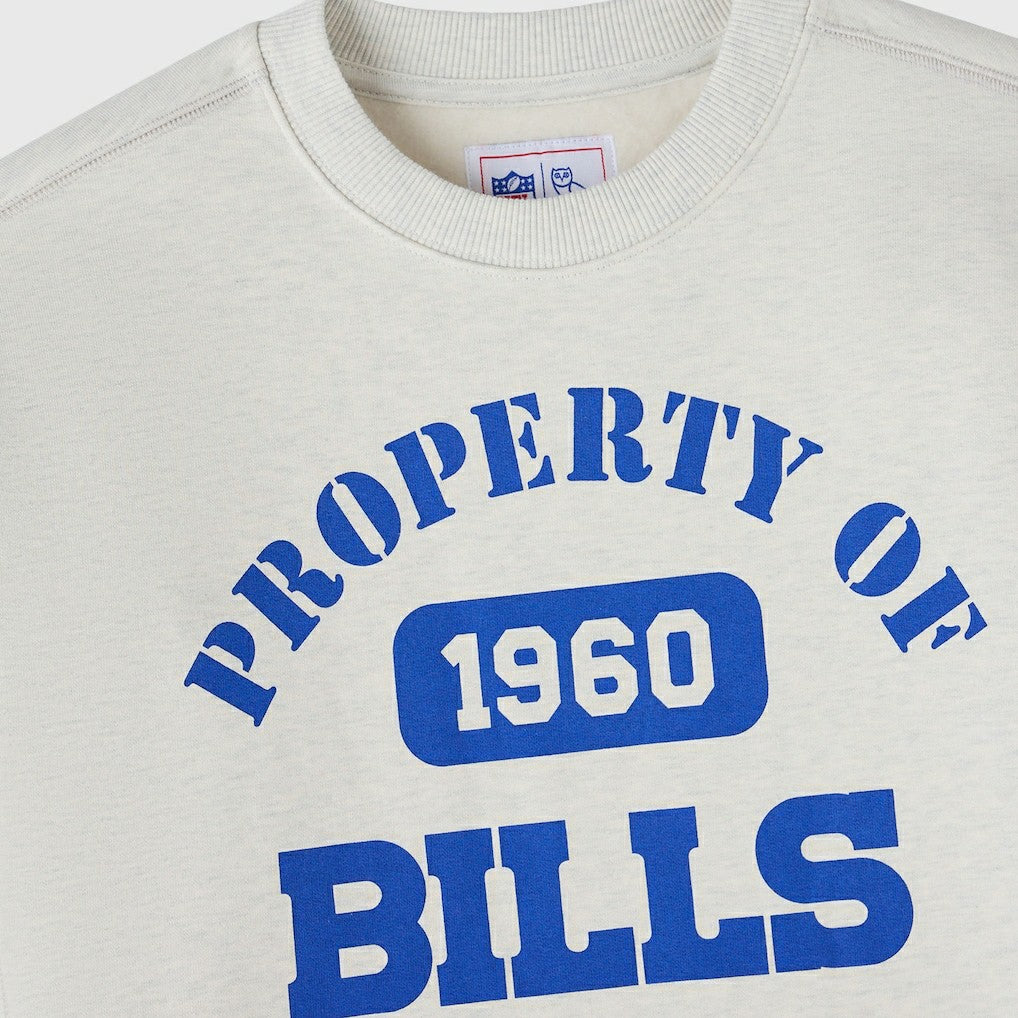 Buffalo Bills OVO x NFL Unisex Fleece Sweatshirt - Heather Gray sale