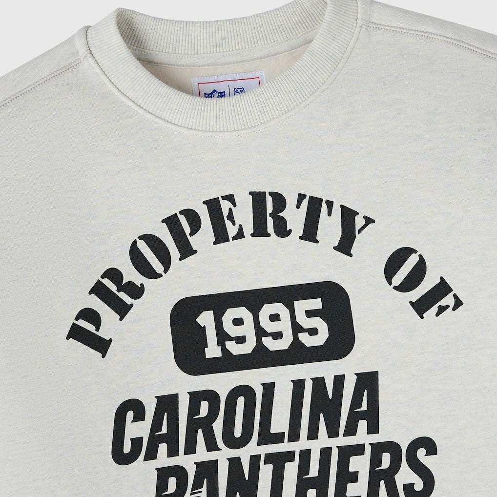 Carolina Panthers OVO x NFL Unisex Fleece Sweatshirt - Heather Gray outlet