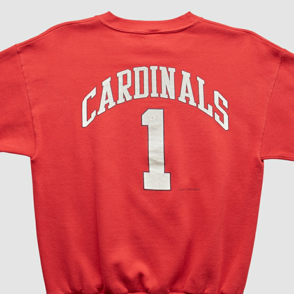 St. Louis Cardinals Logo 7 90s Sweatshirt - Red Vintage