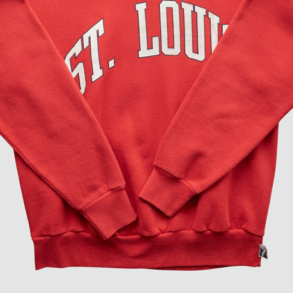 St. Louis Cardinals Logo 7 90s Sweatshirt - Red Vintage