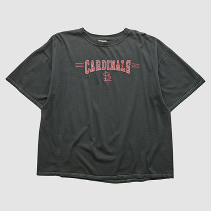 St. Louis Cardinals Adidas 2000s T-shirt - Charcoal Vintage