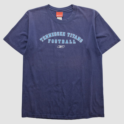 Tennessee Titans Reebok 2000s T-shirt - Navy Vintage for sale