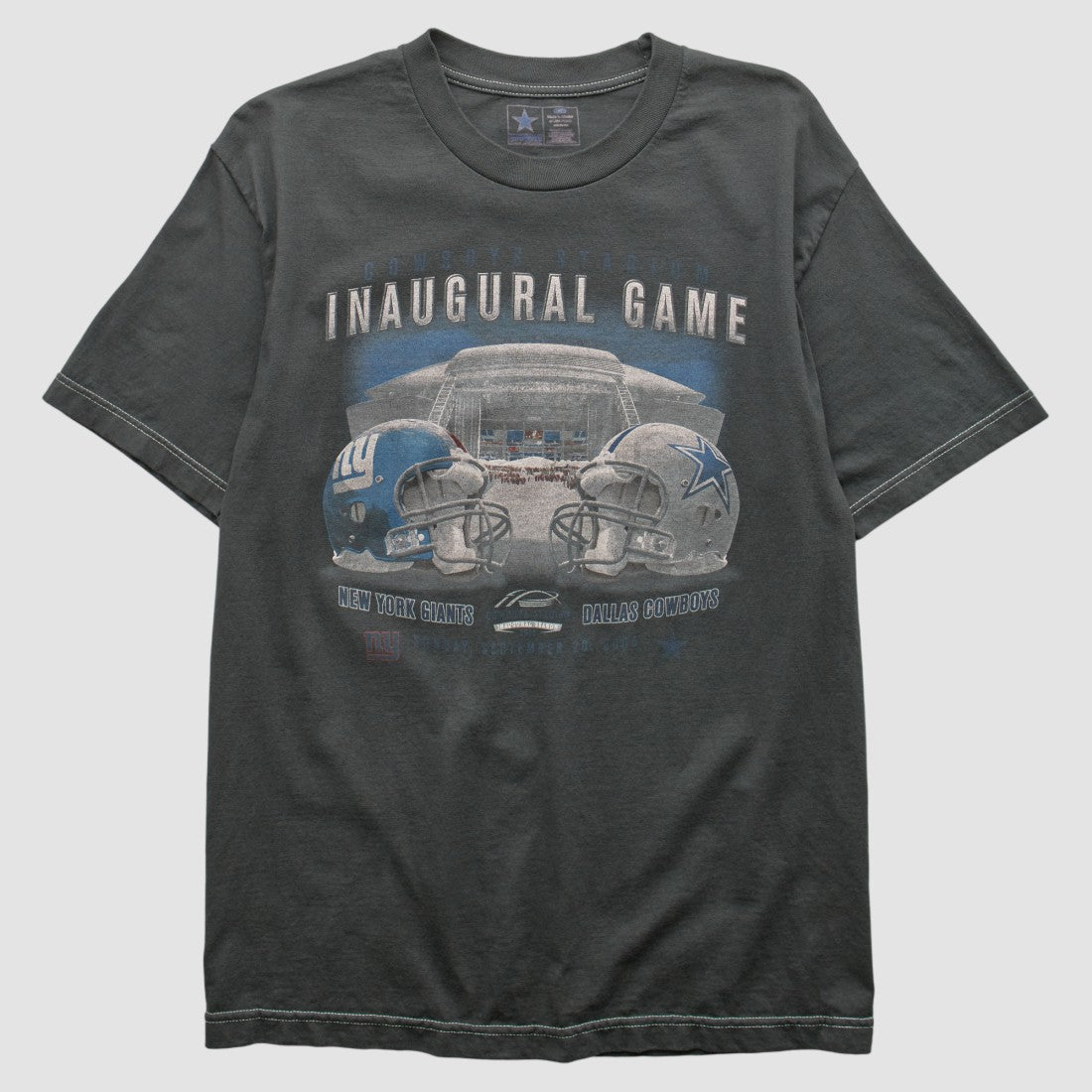 Dallas Cowboys Cowboys Team Apparel 2005 T-shirt - Charcoal Vintage on sale
