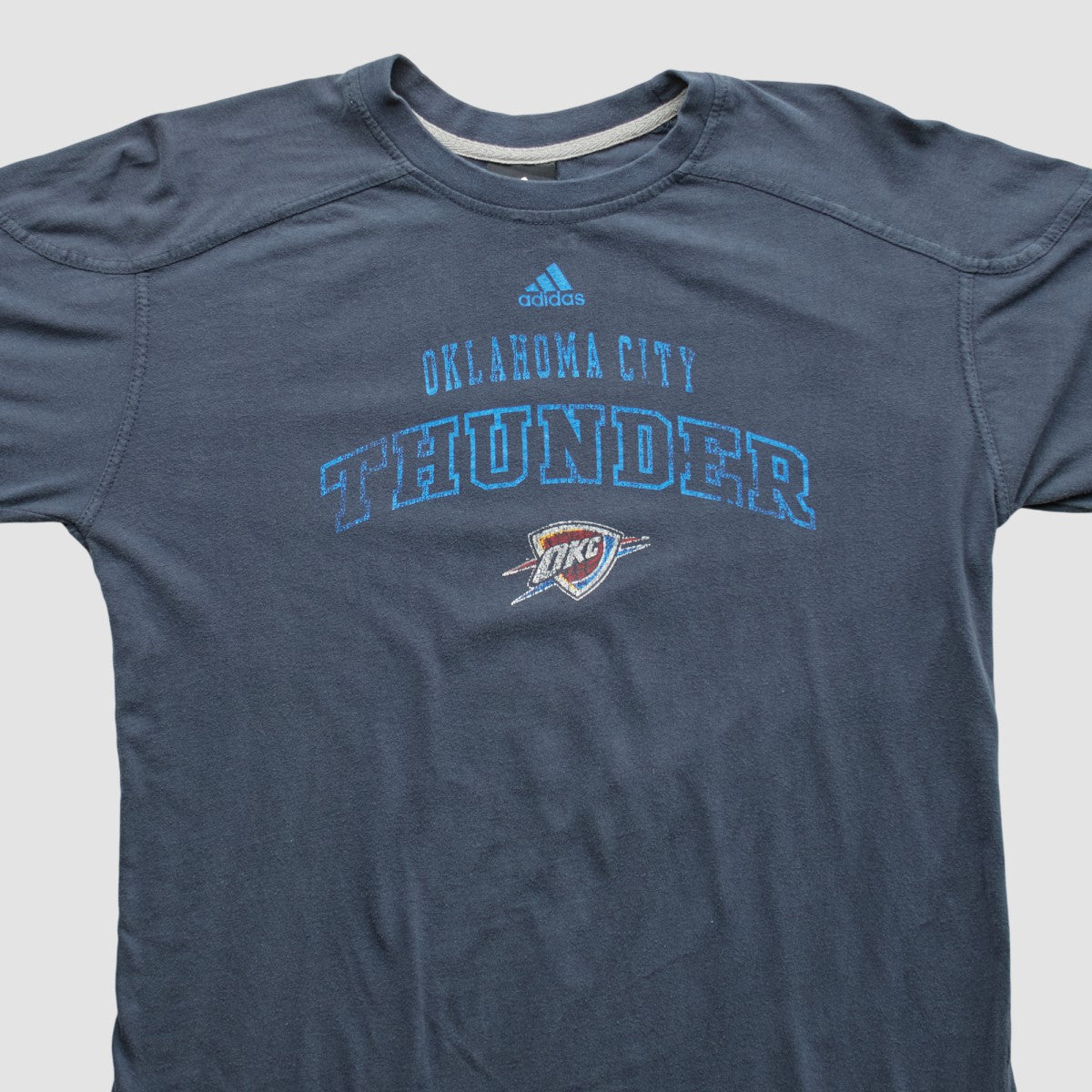 Oklahoma City Thunder 2010s Long Sleeve T-shirt - Navy Vintage | Adidas on sale