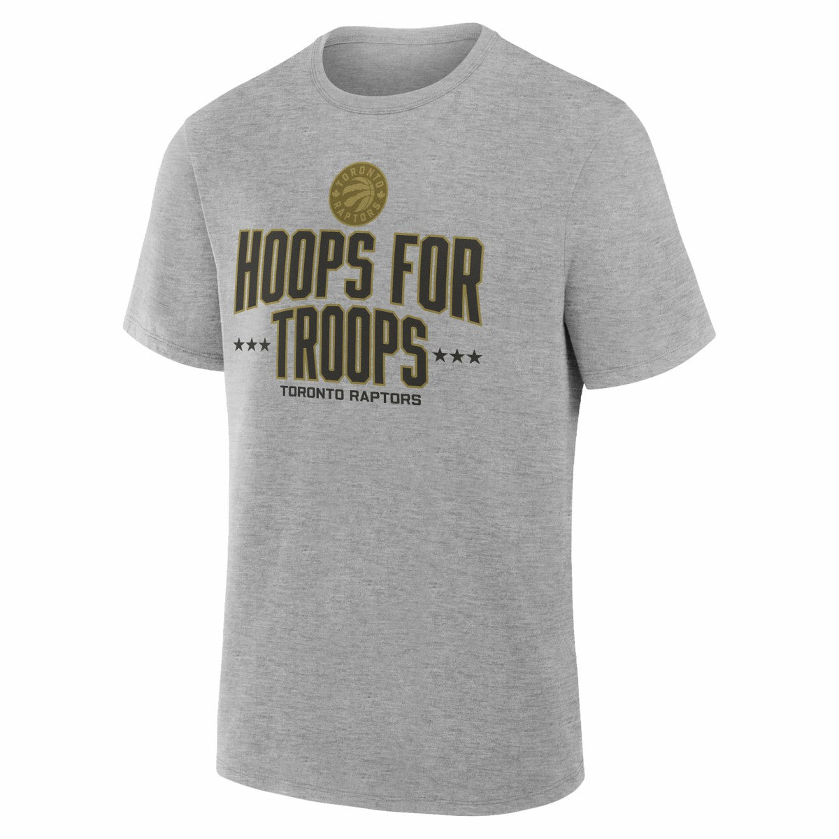 Toronto Raptors Hoops For Troops T-Shirt - Gray cheap